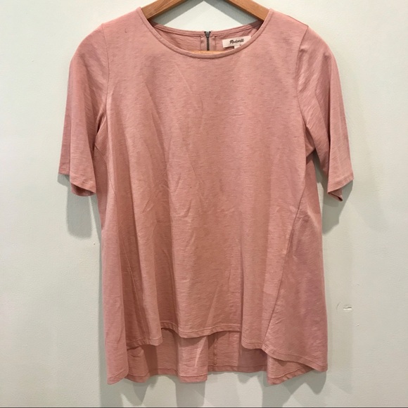Madewell Tops - Madewell Blush Cotton crewneck tee Madewell Tops - Madewell Blush Cotton crewneck tee
